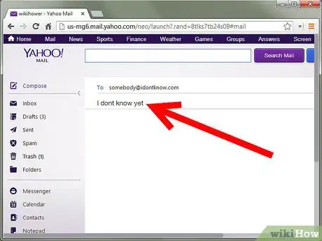 Imagen titulada Send an Email from Yahoo! Emailing Site Step 4
