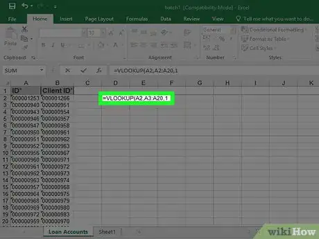 Imagen titulada Compare Two Lists in Excel Step 25