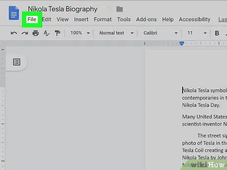 Imagen titulada Open a Google Doc in Word Step 2