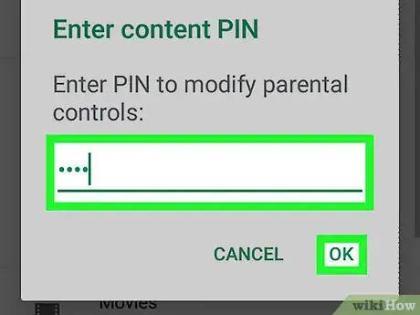 Imagen titulada Disable Parental Controls on Android Step 6