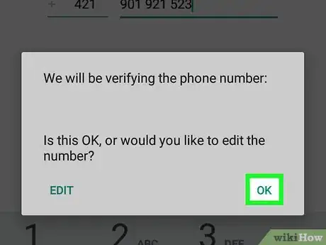 Imagen titulada Verify a Phone Number on WhatsApp Step 14