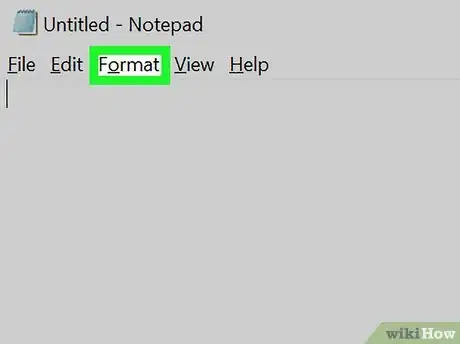 Imagen titulada Change the Default Font on Windows Notepad Step 2