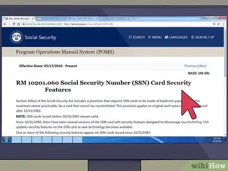 Imagen titulada Spot a Fake Social Security Card Step 6