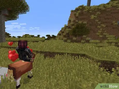 Imagen titulada Ride a Horse on Minecraft Step 4