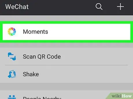 Imagen titulada Delete WeChat Moments on Android Step 3