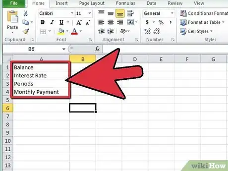 Imagen titulada Calculate a Monthly Payment in Excel Step 3