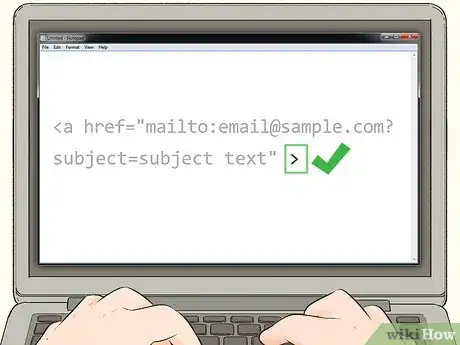 Imagen titulada Create an Email Link in HTML Step 5