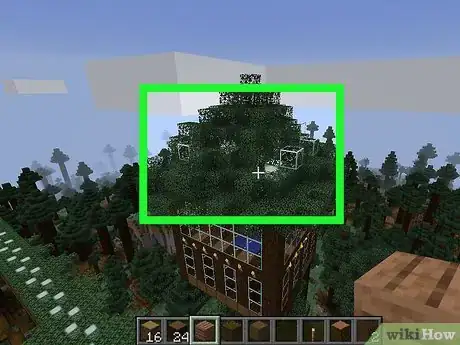 Imagen titulada Make a Treehouse in Minecraft Step 11