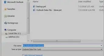 crear un archivo PST en Outlook