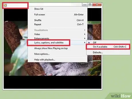 Imagen titulada Add Subtitles to Windows Media Player Step 4