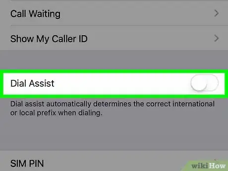 Imagen titulada Disable Dial Assist on an iPhone Step 3