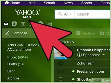 Imagen titulada Forward Yahoo Mail to Gmail Step 1