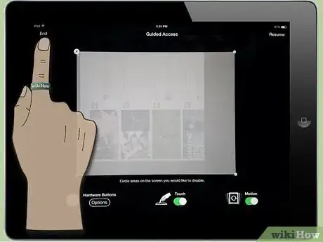 Imagen titulada Use Guided Access to Disable Parts of an iPad Screen Step 16