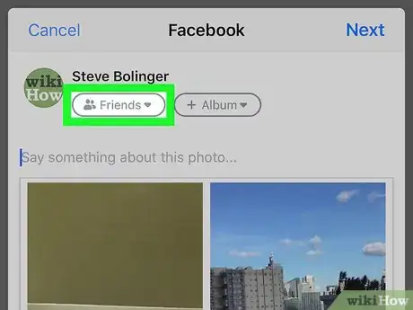 Imagen titulada Make a Photo Collage on Facebook on iPhone or iPad Step 13