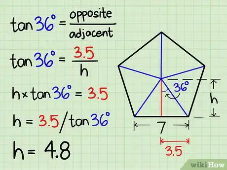 Imagen titulada Find the Area of a Regular Pentagon Step 9