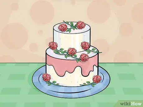 Imagen titulada Add Fresh Flowers to a Cake Step 10