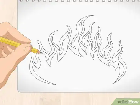 Imagen titulada Draw Flames Step 11