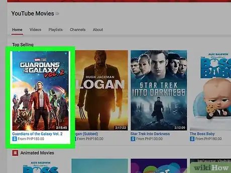 Imagen titulada Find Full Length Movies on YouTube Step 5