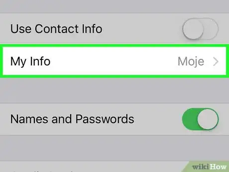 Imagen titulada Set Your Autofill Info on an iPhone Step 9