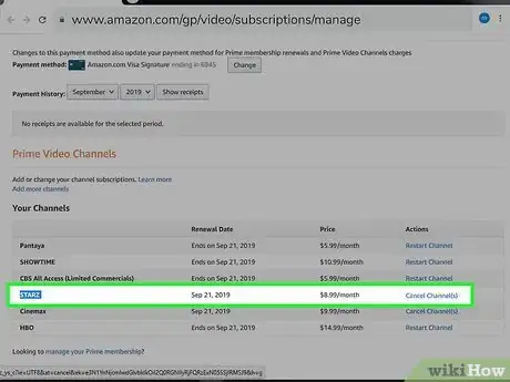 Imagen titulada Cancel a Starz Account on PC or Mac Step 2