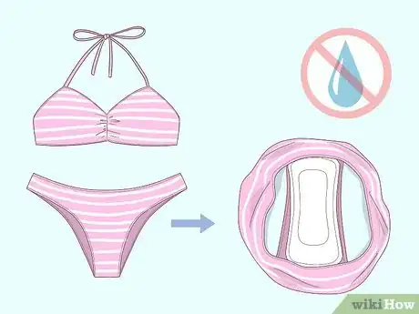 Imagen titulada Swim on Your Period with a Pad Step 1