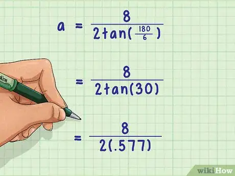 Imagen titulada Calculate the Apothem of a Hexagon Step 14