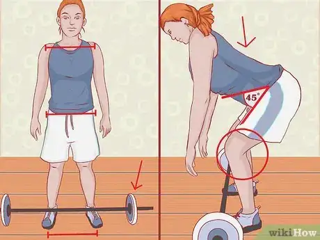 Imagen titulada Do a Bent over Row Step 1