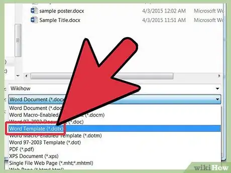 Imagen titulada Make a Word Template Step 5