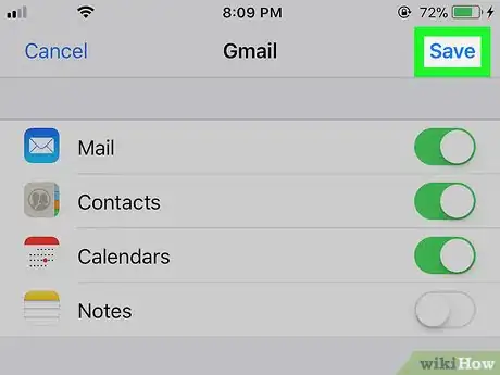 Imagen titulada Import Contacts from Gmail to Your iPhone Step 10