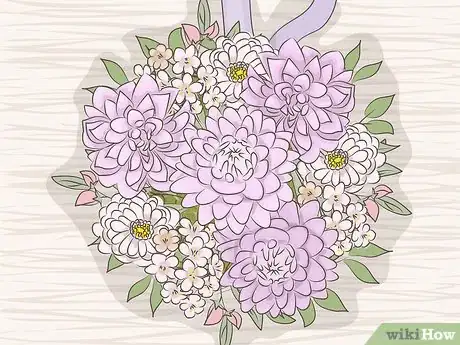 Imagen titulada Make a Bridal Bouquet With Artificial Flowers Step 17