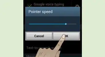 cambiar la velocidad del puntero en Android