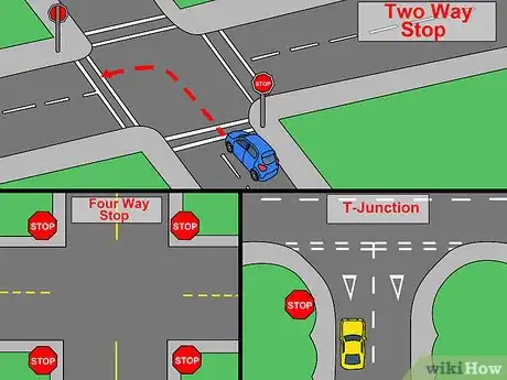 Imagen titulada Stop at a STOP Sign Step 4