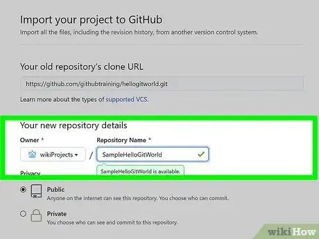 Imagen titulada Import a Repository on Github Step 5