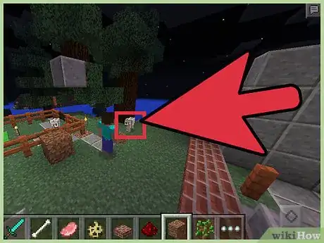 Imagen titulada Tame a Dog in Minecraft PE Step 3