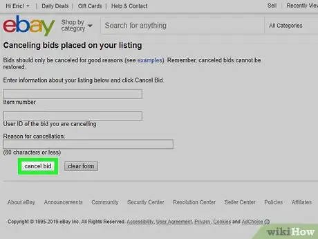 Imagen titulada Cancel a Bid on eBay Step 19