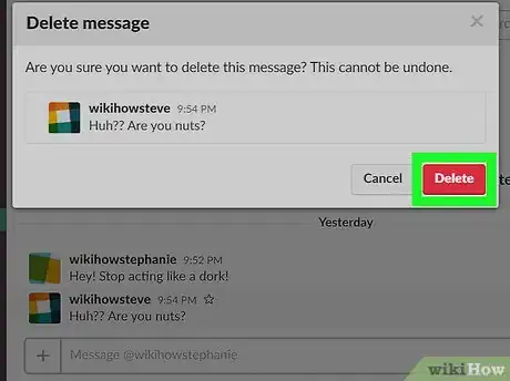 Imagen titulada Delete a Direct Message on Slack on PC or Mac Step 7