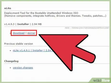 Imagen titulada Slipstream Your SATA Drivers Into a Windows XP Installation CD Using nLite Step 2