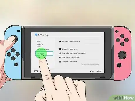 Imagen titulada Invite Friends on the Nintendo Switch Step 2