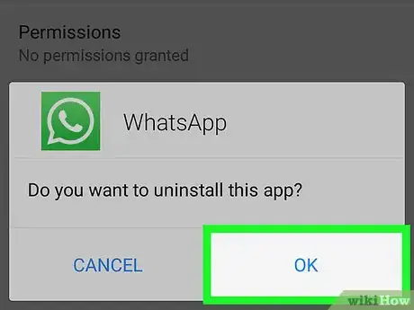 Imagen titulada Uninstall WhatsApp on Android Step 5