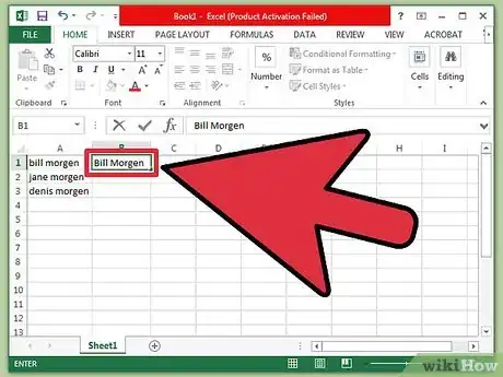 Imagen titulada Change from Lowercase to Uppercase in Excel Step 23