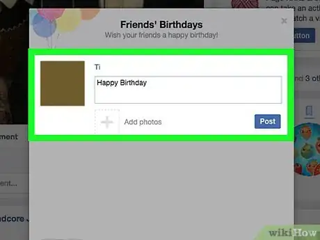 Imagen titulada Create a Birthday Card on Facebook Step 21