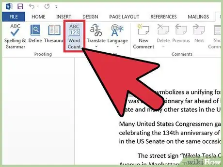 Imagen titulada Check a Word Count in Microsoft Word Step 10