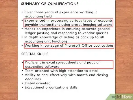 Imagen titulada Write a CV for an Accounting Assistant Step 7