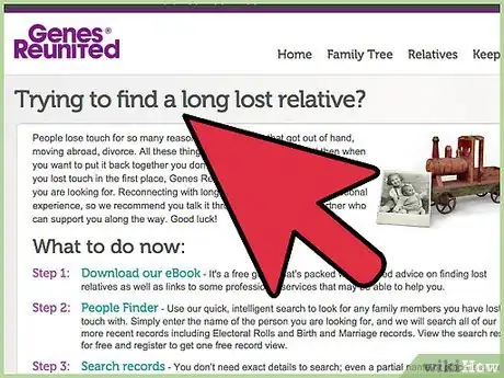 Imagen titulada Find Lost or Missing Relatives Online Step 5