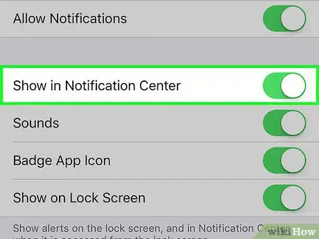 Imagen titulada Access the Notification Center on an iPhone Step 10