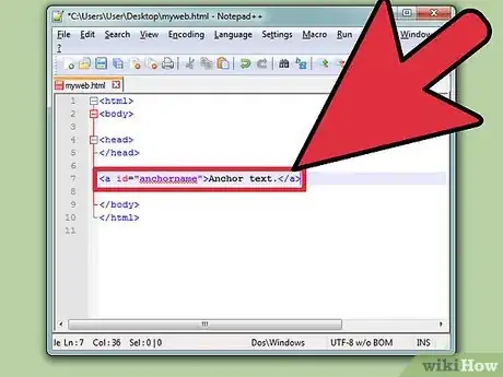 Imagen titulada Create a Link With Simple HTML Programming Step 7