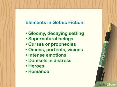 Imagen titulada Write Gothic Fiction Step 1