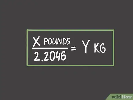 Imagen titulada Convert Pounds to Kilograms Step 1