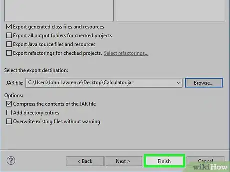 Imagen titulada Create JAR File Step 28