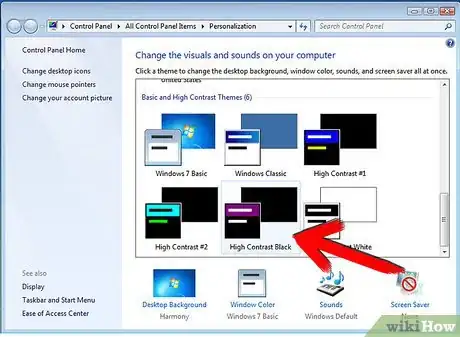 Imagen titulada Reduce Computer Eye Strain by Switching to High Contrast (Windows 7) Step 3